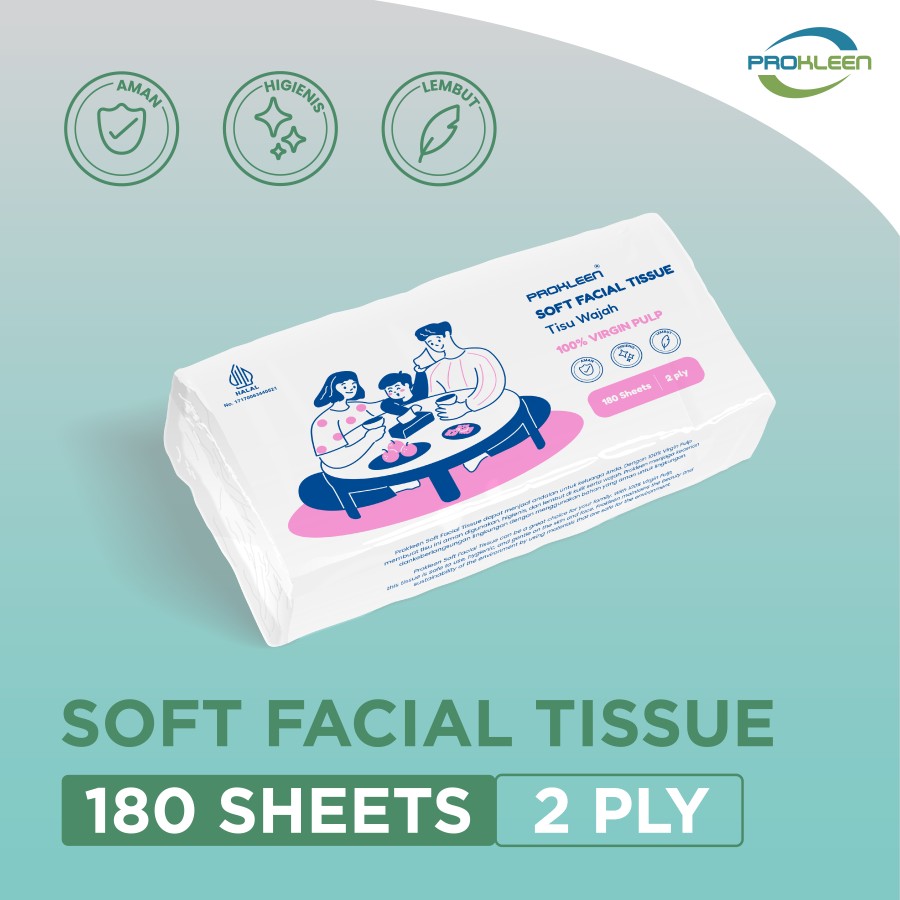 United Chemical Indonesia Prokleen Soft Facial Tissue 