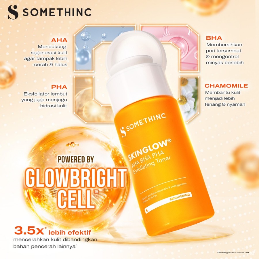 Royal Pesona Indonesia SOMETHINC SKINGLOW® AHA BHA PHA Exfoliating Toner 