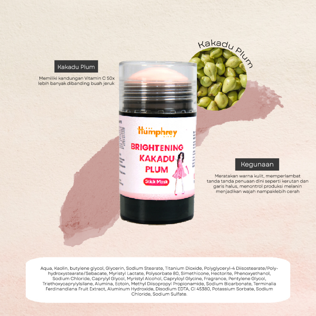  Humphrey Brightening Kakadu Plum Stick Mask