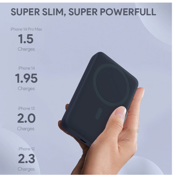 Aukey Technology AUKEY Magnetic Wireless Charging Powerbank PB-MS02