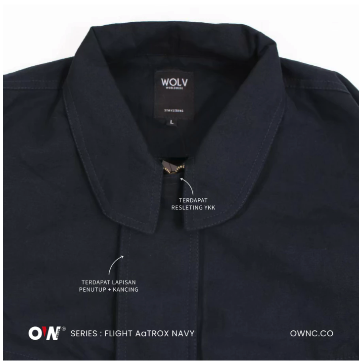 Wolv Jaket Bomber Canvas Premium 3