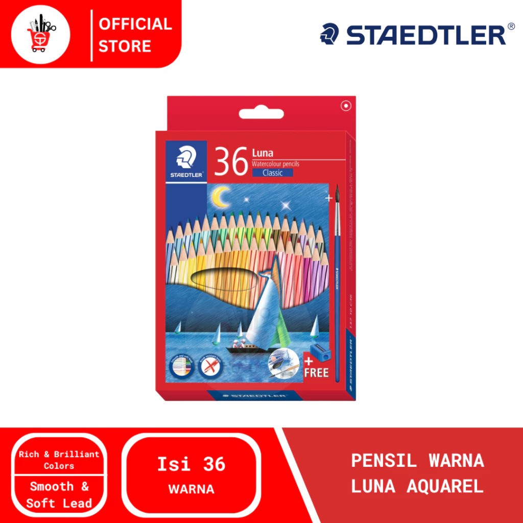 Staedtler Staedtler Luna Watercolor Pencils Classic 36W 137 10 C36