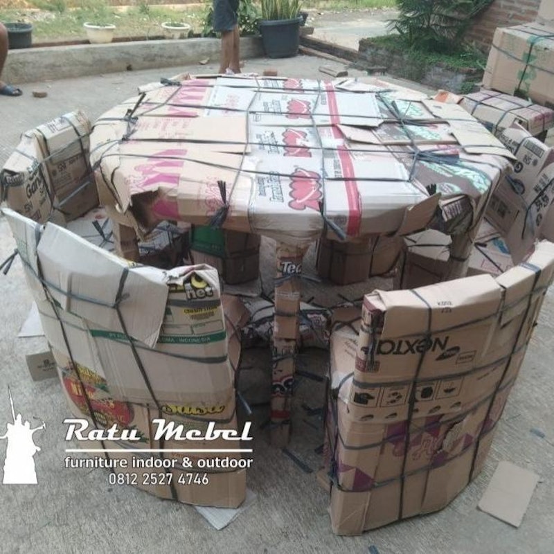 Meja Makan Bundar Putar 6 Kursi 3