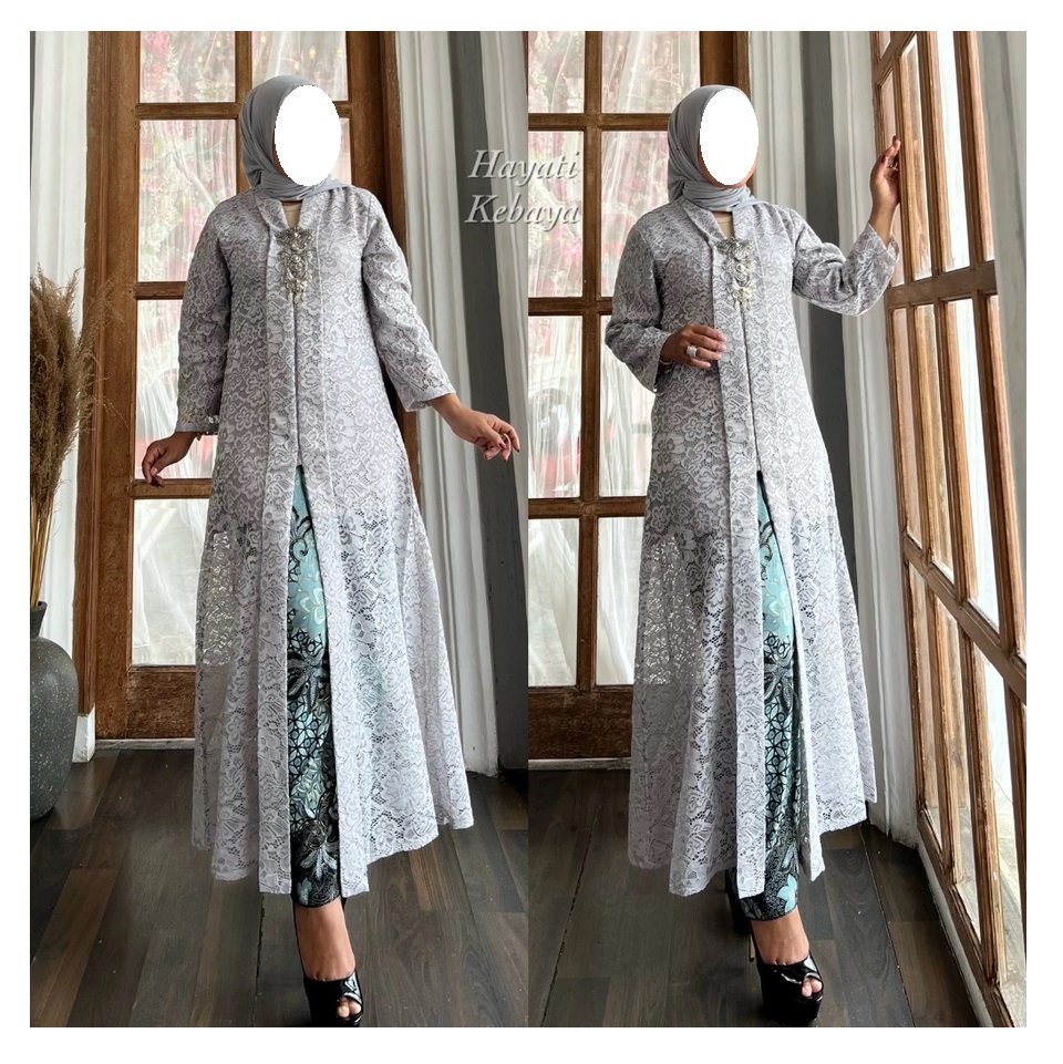  Setelan Kebaya Modern Long Tunik Model FLoy