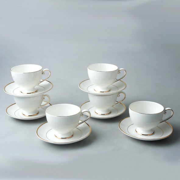 Saint James Tableware Saint James Coffee Set Cameo Gold 12 pcs