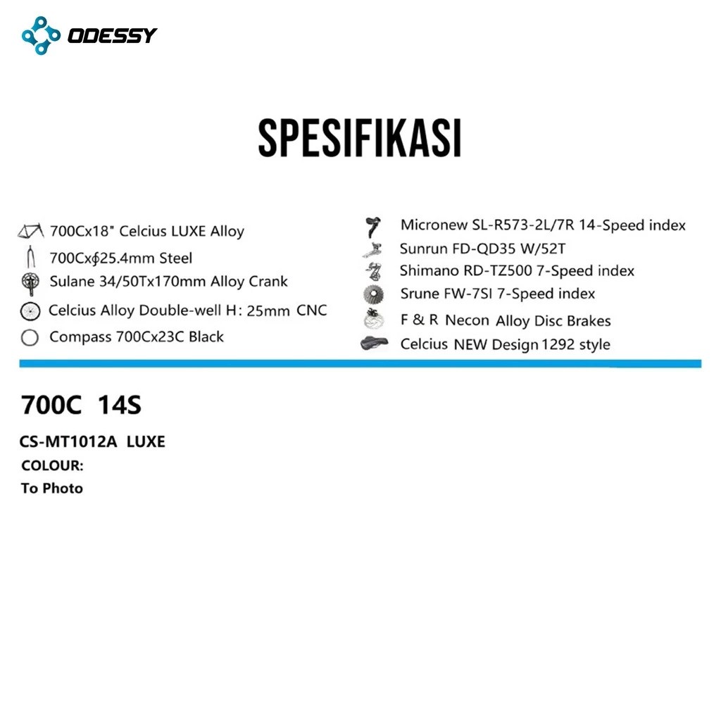 Lintas Bangun Nusantara Celcius Luxe 700C 1016 A