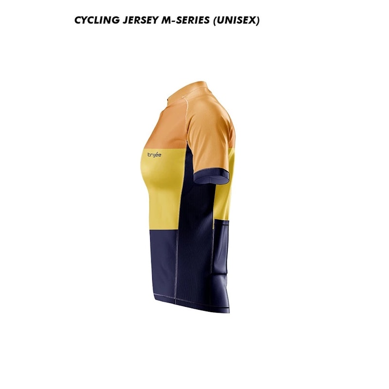 Trijee Unisex Jersey Sepeda M-Series Orange 2