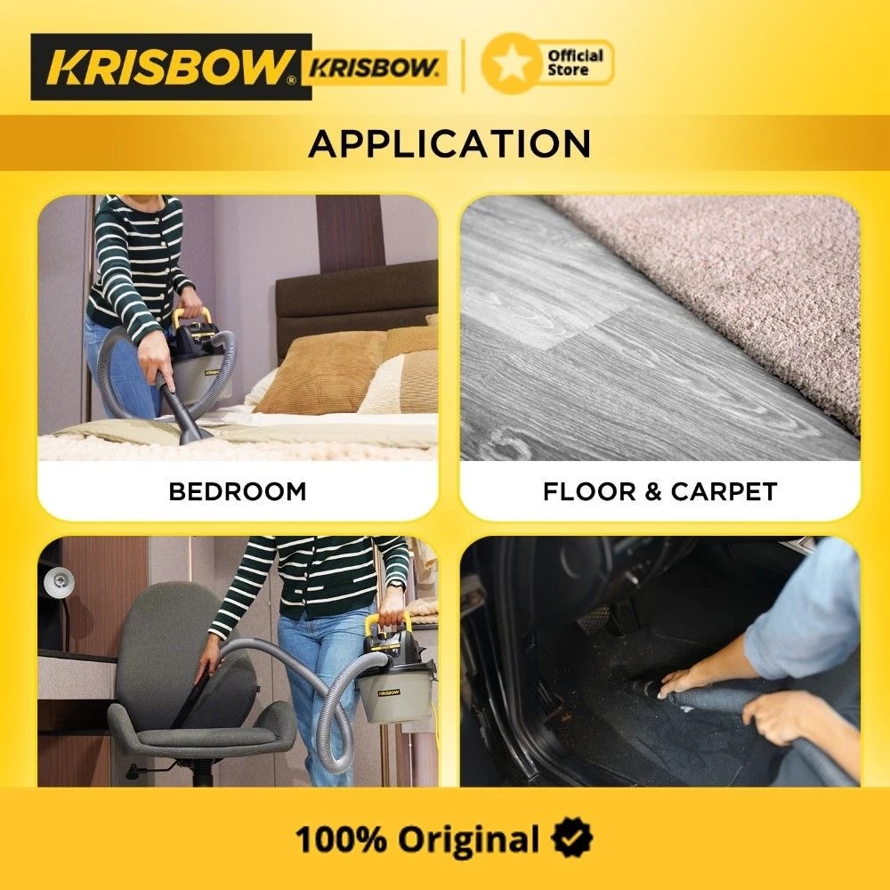 Krisbow Indonesia Krisbow® Wet & Dry Vacuum 6L FRVCW6