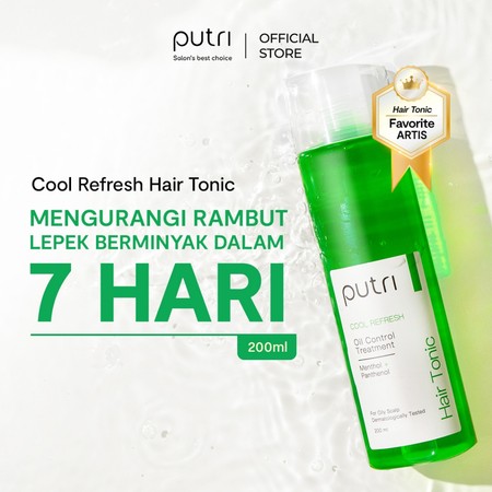 Putri Cool Refresh Oil Control Treatment Hair Tonic