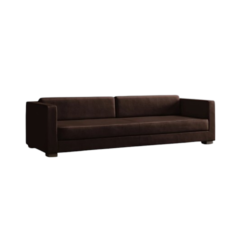 XIONCO ORYCTO Leather Arm Couch Three Seat 1