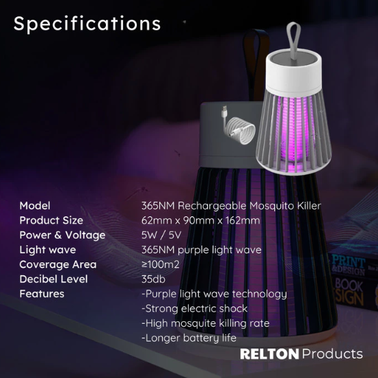  Relton Perangkap Nyamuk UV