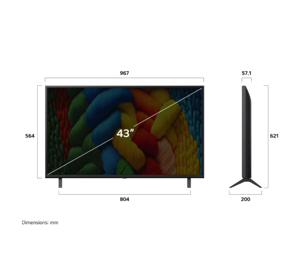LG Smart TV 4K 43 Inci NanoCell AI 43NANO80ASA