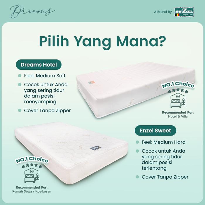 Enzel Dreams Hotel Bed (120 x 200 cm) 4
