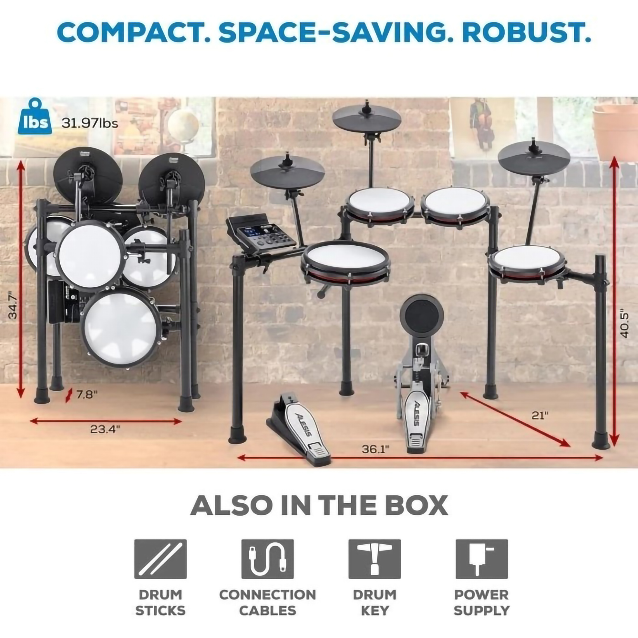 inMusic Alesis NITRO MAX KIT DD638DX