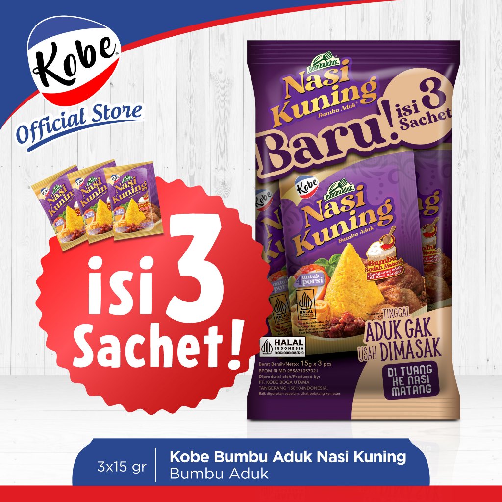 Kobe Boga Utama Kobe Bumbu Aduk Nasi Kuning