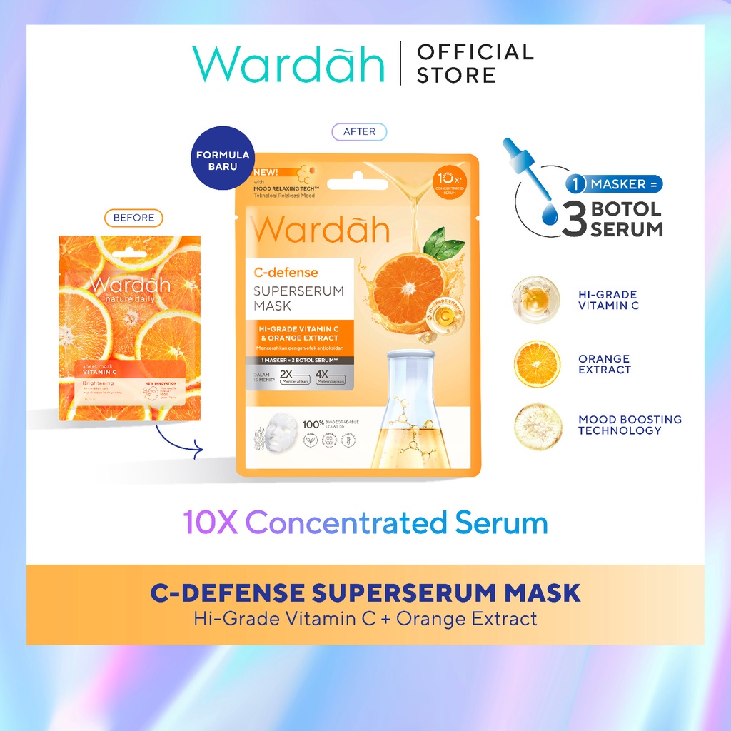 Paragon Technology and Innovation Wardah Nature Daily SuperSerum Mask