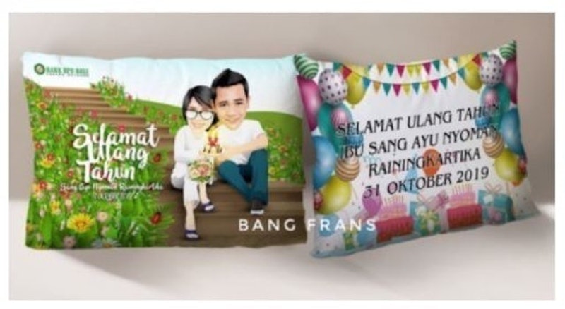 Bantal Karikatur Couple 2