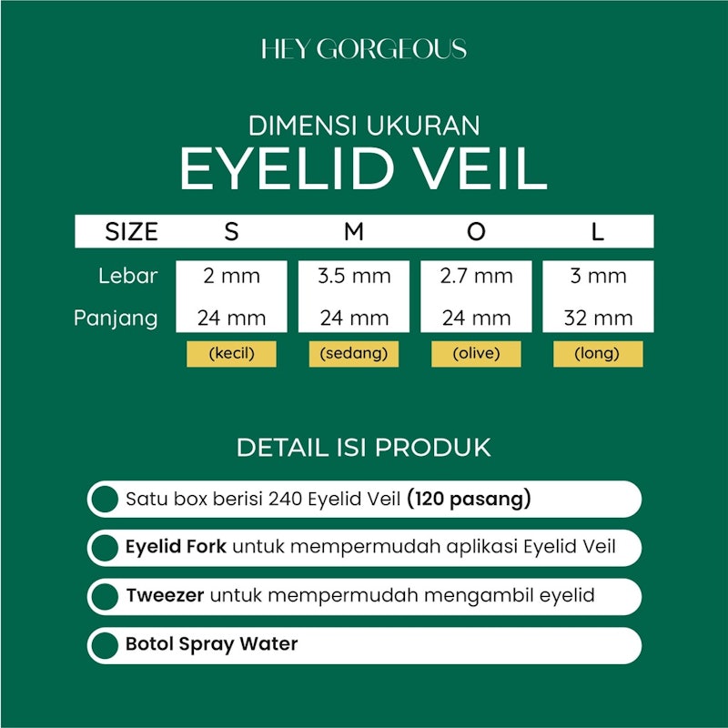 HEY GORGEOUS Eyelid Veil 2