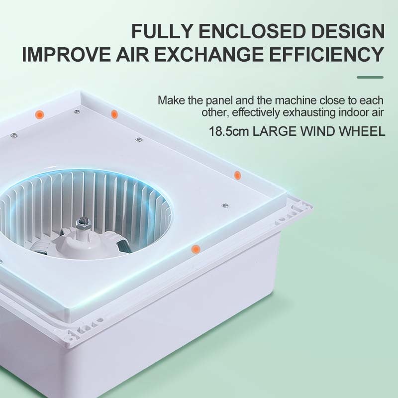 OOKAS Ducting Exhaust Fan Plafon 10 Inch 5
