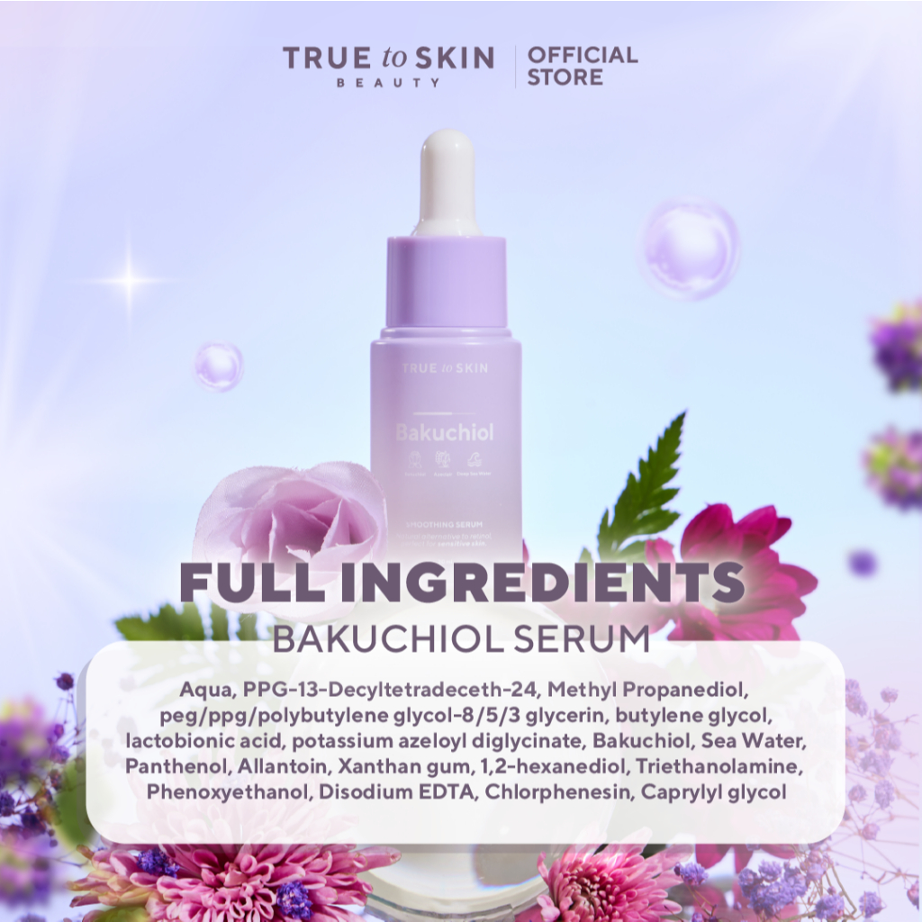 Triniti Tunggal Abadi True to Skin Bakuchiol Smoothing Serum