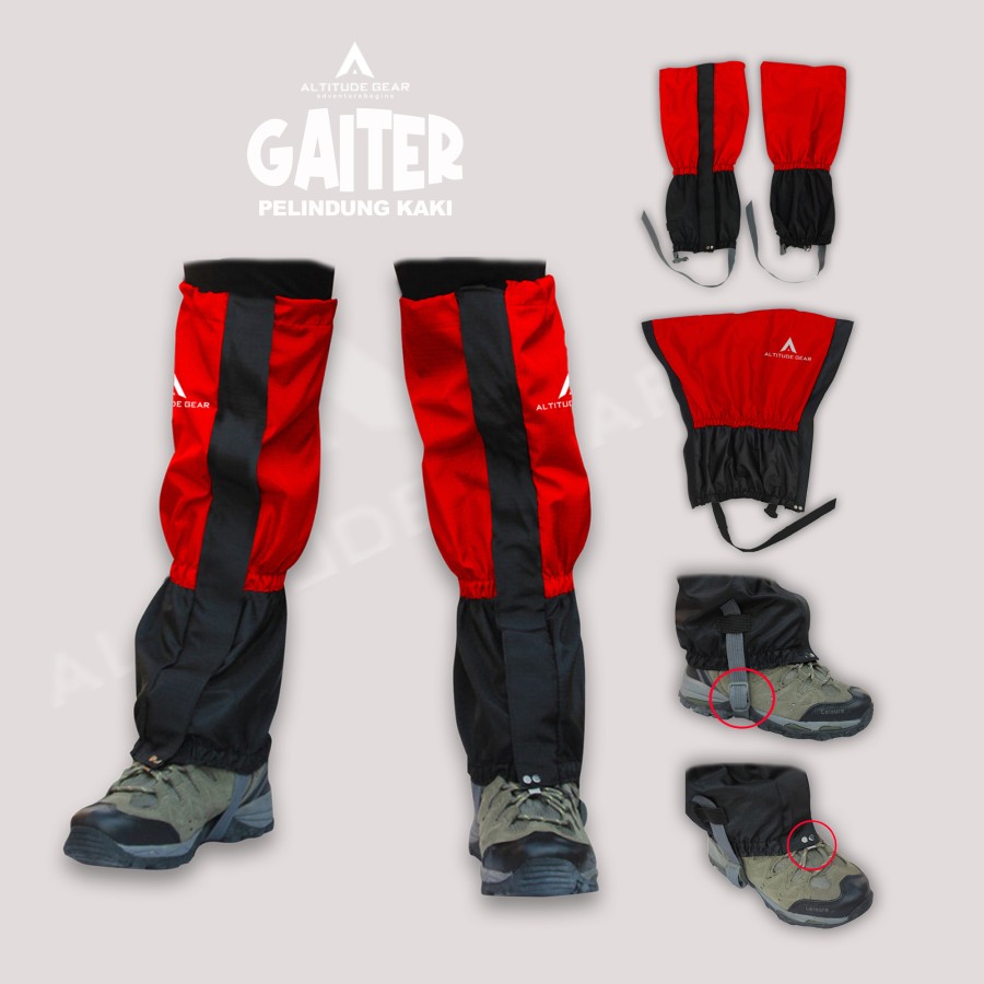 Altitude Outdoor Gear Altitude Gear Gaiter Pelindung Kaki Tahan Air