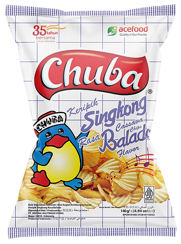 Acefood  Chuba Keripik Singkong Balado