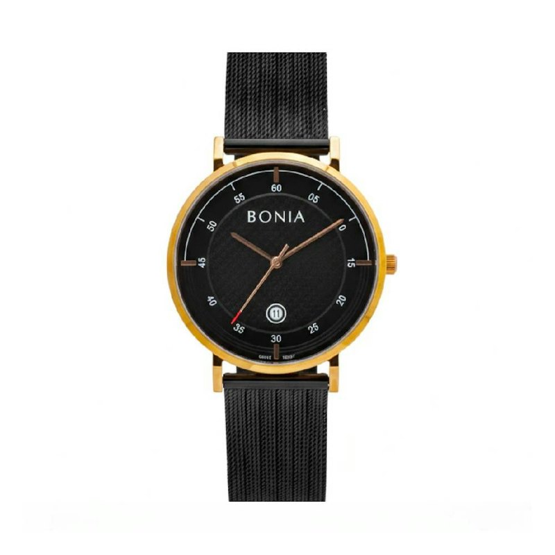Bonia Elegance Black Dial Stainless Steel Analog 1