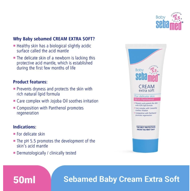 Sebapharma GmbH & Co. KG Pharmazeutische Chemische Industrie Sebamed® Baby Cream Extra Soft