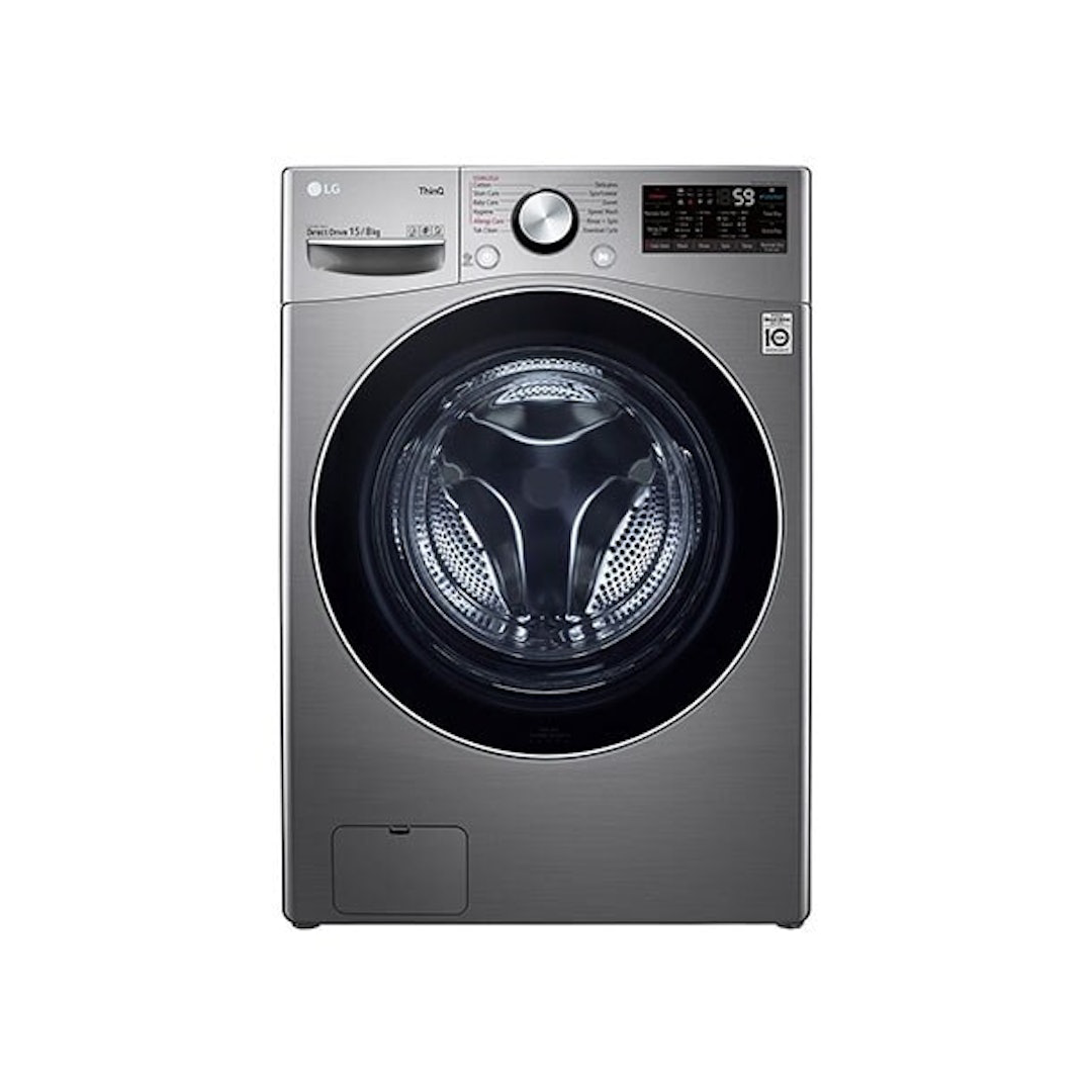 LG ｜ Mesin Cuci Front Loading  AI DD™ 15 Kg / 8 Kg ｜ F2515RTGV