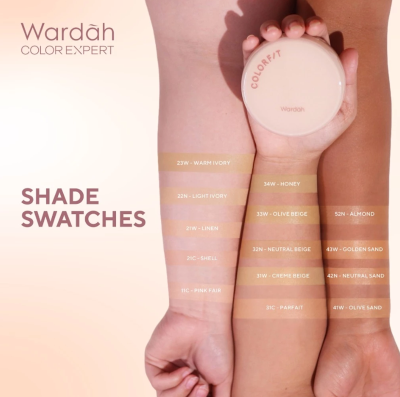 Wardah Colorfit Perfect Glow Cushion 31C Parfait