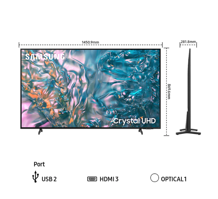 Samsung Electronics Samsung 65" Crystal UHD 4K Smart TV  DUE800
