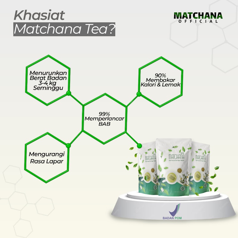 Matchana Teh Diet Teh Hijau & Jati Cina 3