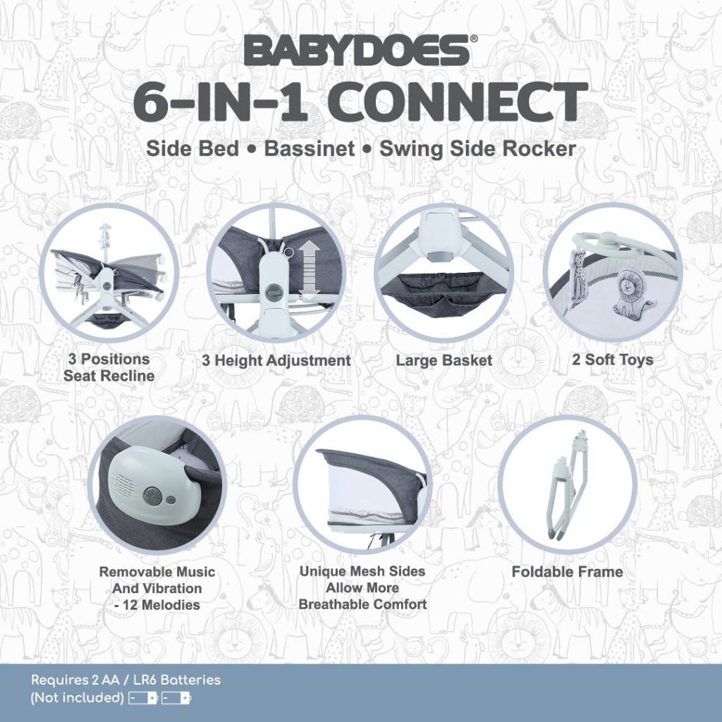 BabyDoes BabyDoes 6-In-1 Connect