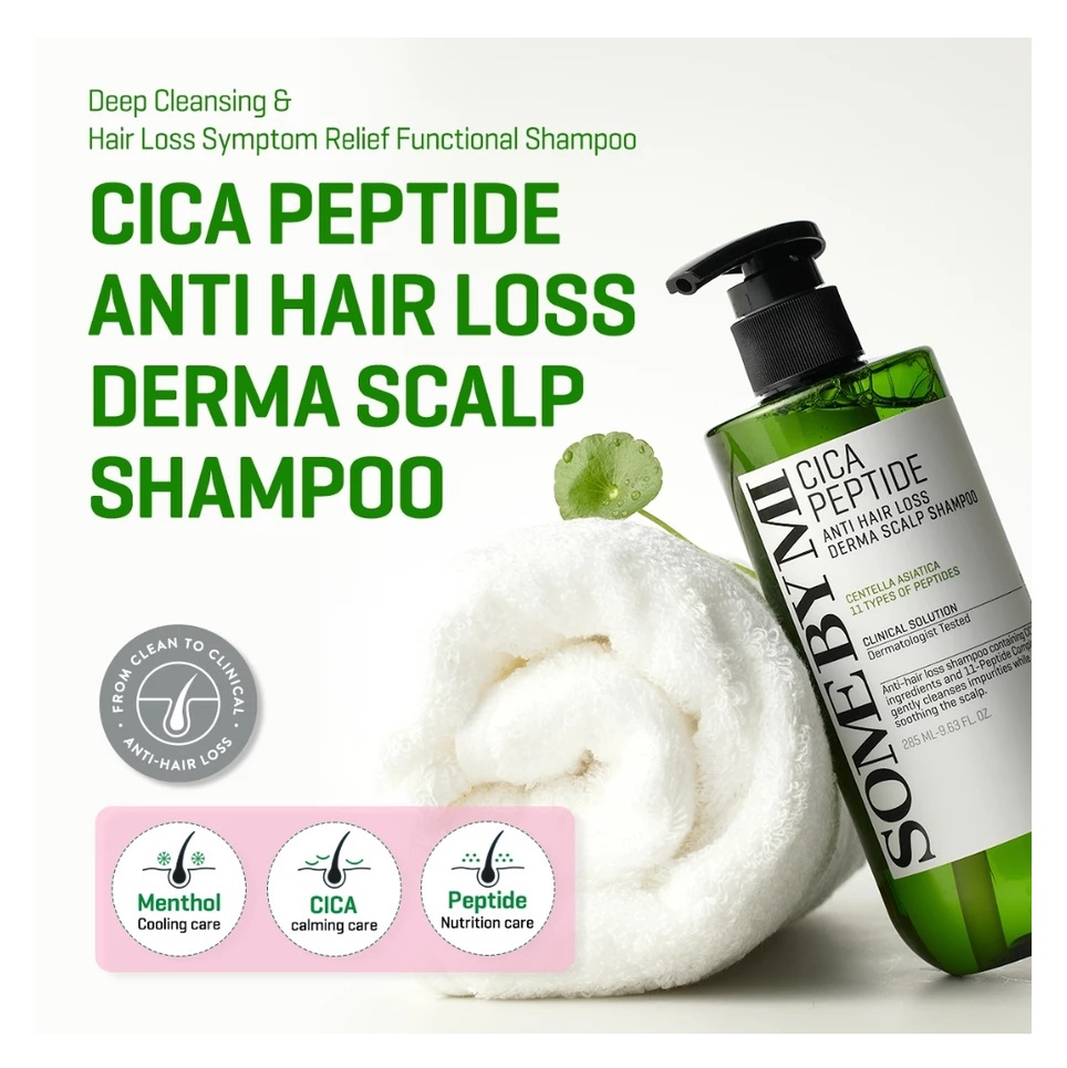 Perennbell SOME BY MI Cica Peptide Anti Hair Loss Derma Scalp Shampoo