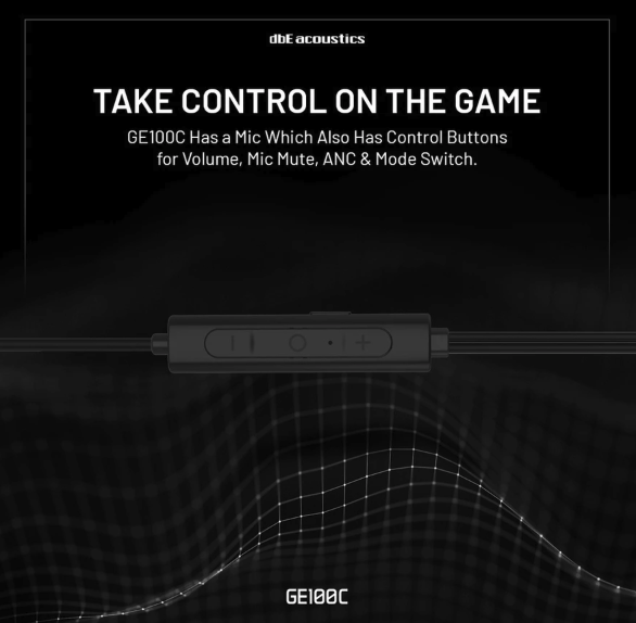 dbE Indonesia dbE Type C ANC Gaming Earphone with Microphone GE100C