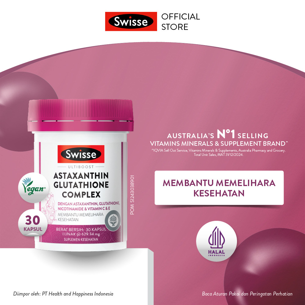 Vitex Pharmaceutical Swisse Ultiboost Astaxanthin Glutathione Complex