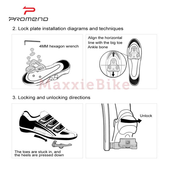 Promend Pedal Cleat Roadbike 4