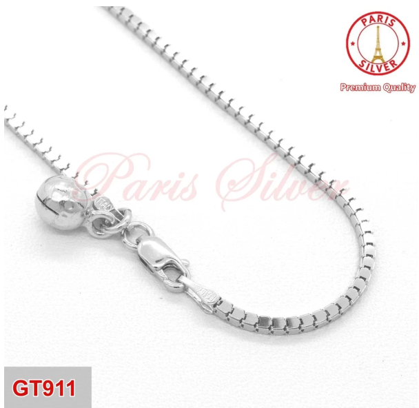  Paris Silver Gelang Perak Asli 925 Wanita Model Milano