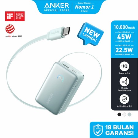 Anker Innovations Anker Nano Portable Power Bank Intelligent Display 10.000 mAh  A1638