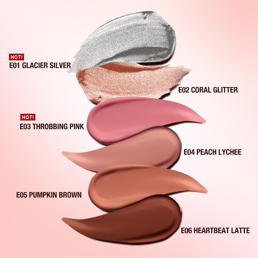 Guangzhou Qiao Qian Cosmetics O.TWO.O Eyeshadow Liquid E01 Glacier Silver