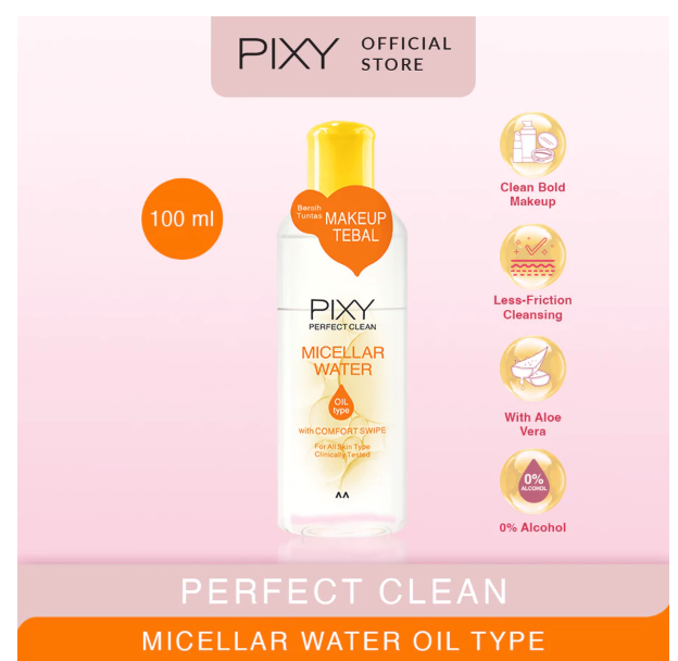 Mandom Indonesia PIXY  Perfect Clean Micellar Water Oil Type