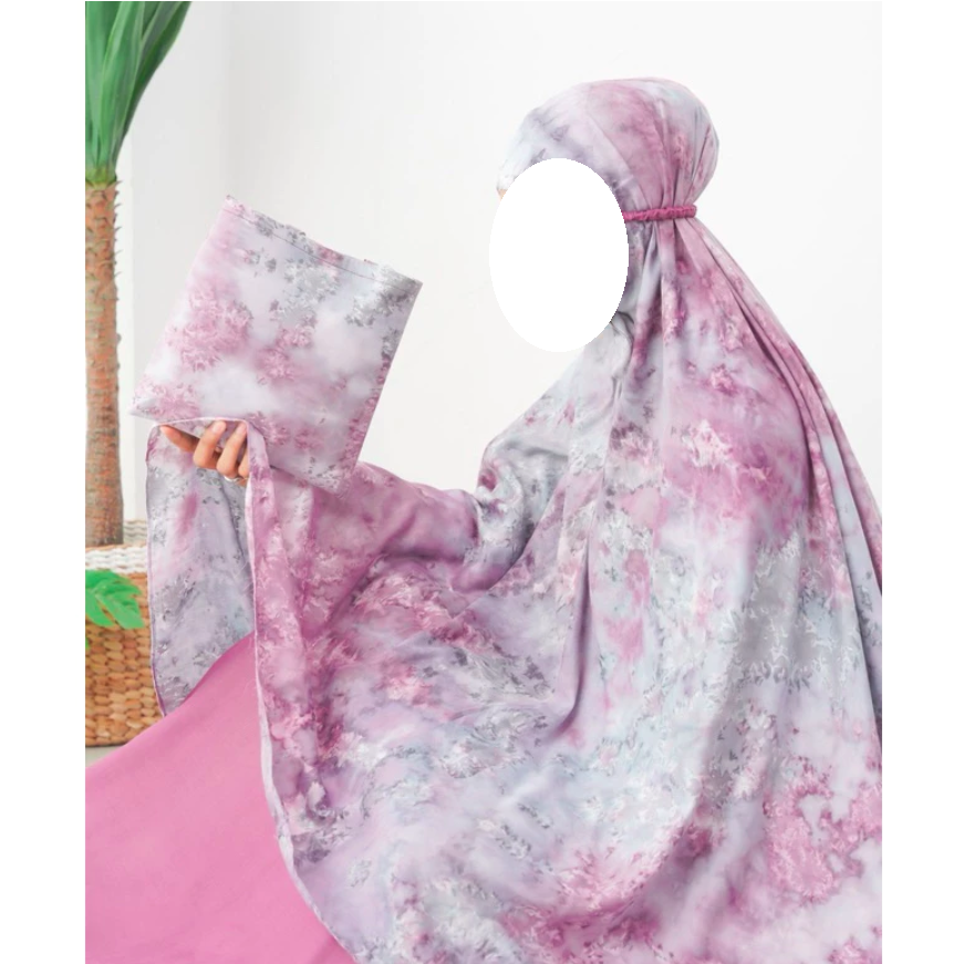  GMJ1 Mukena Bali Dewasa Rayon Tiedye