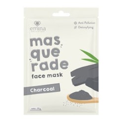 Masquerade Face Mask Charcoal