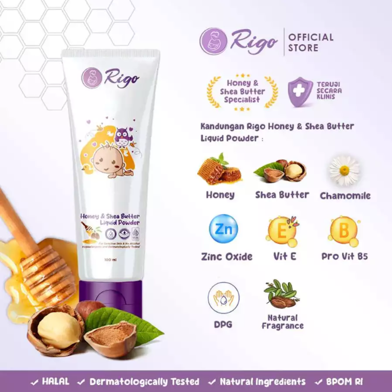 Rigo Honey & Shea Butter Liquid Powder 5