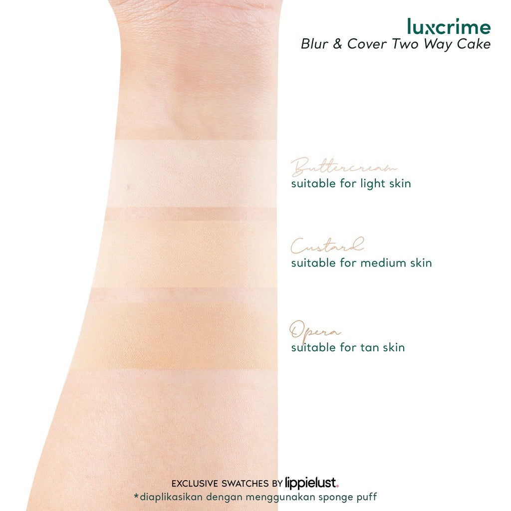 Luxury Cantika Indonesia Luxcrime EMILY IN PARIS Blur & Cover Two Way Cake Opera