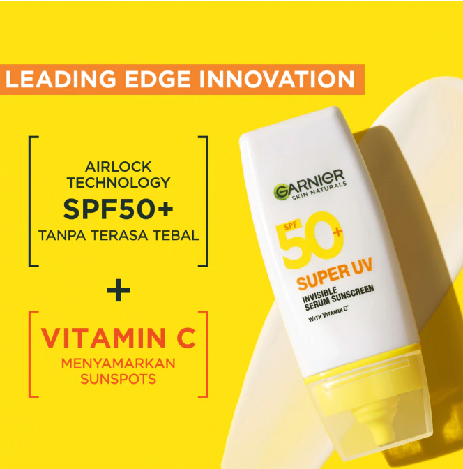 L’Oréal Garnier Super UV Invisible Serum Sunscreen SPF 50+ PA++++