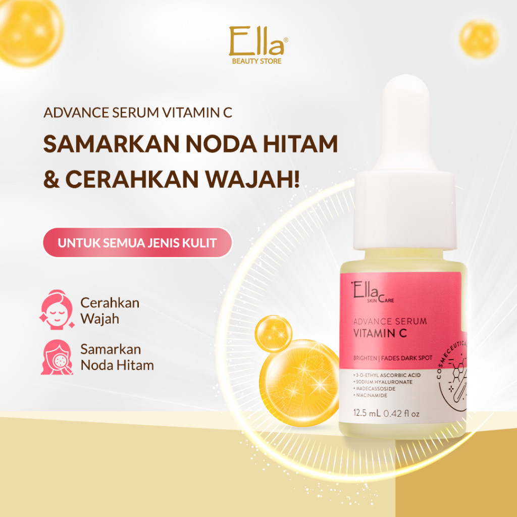 Ella Karunia Estetika Ella Skincare Advance Serum Vitamin C
