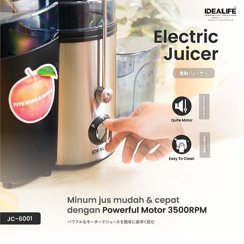 Idealife Makmur IDEALIFE Electric Juicer JC-6001