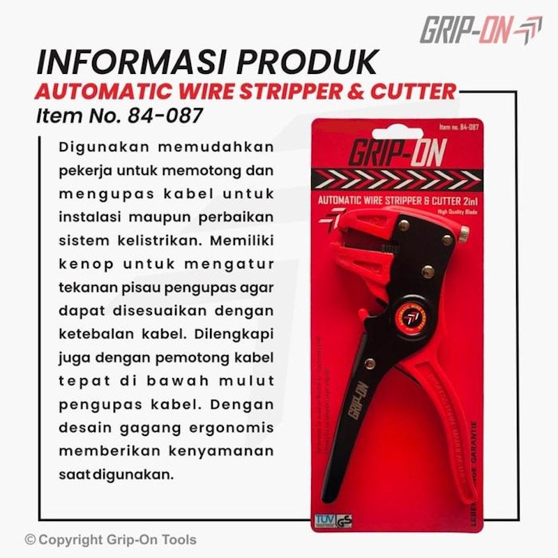 Grip-On Automatic Wire Stripper Cutter 4