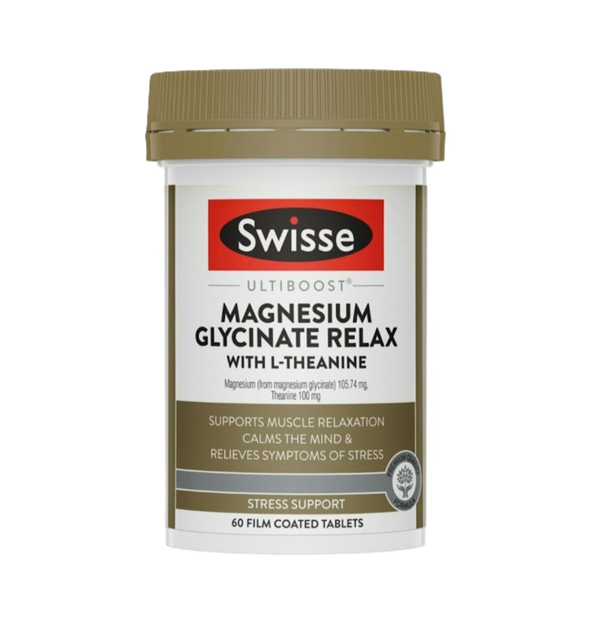 Swisse Ultiboost Magnesium Glycinate Relax with L-Theanine 1